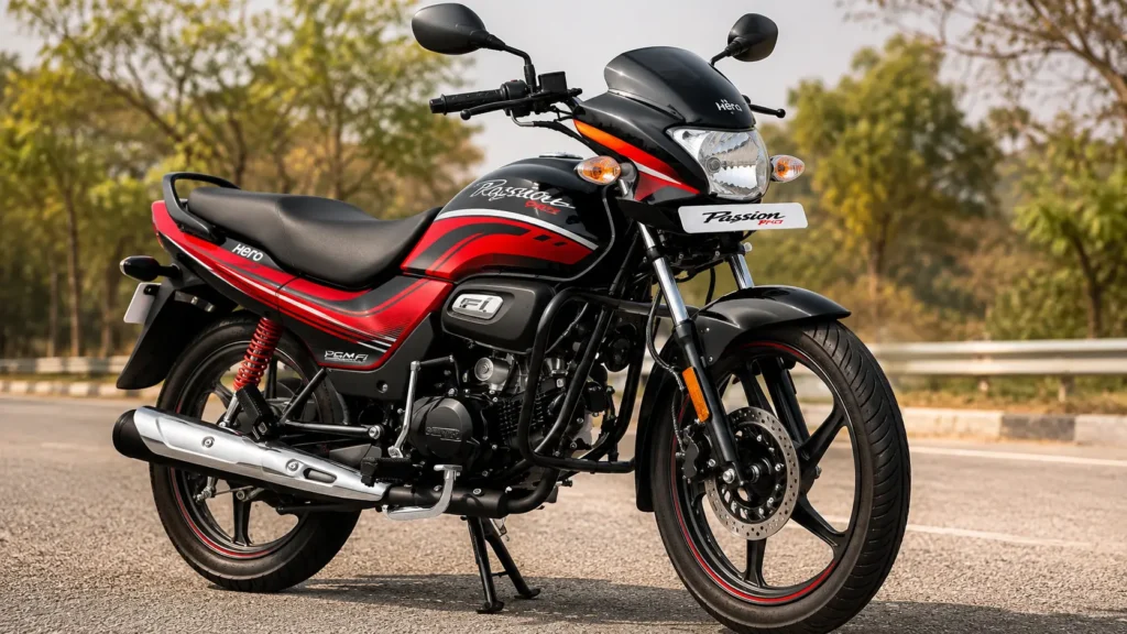 2026 Hero Passion Plus Gets a Disc Brake Check New Price
