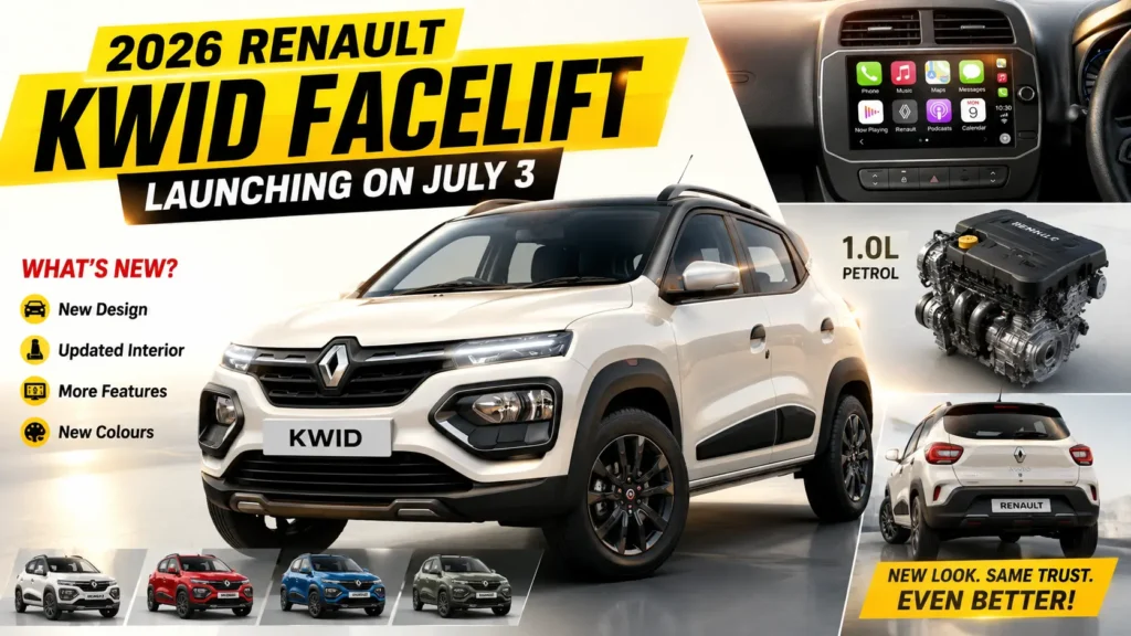 2026 Renault Kwid Facelift