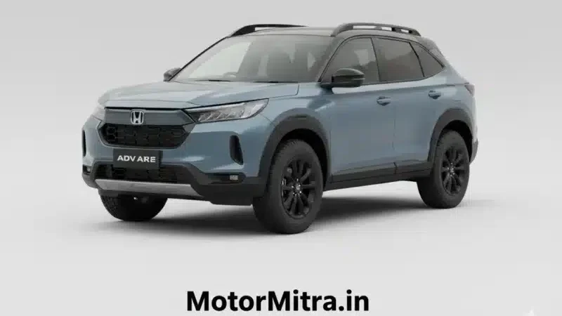 Honda Elevate ADV Edition SUV news banner with headline and MotorMitra branding, 1200×600.