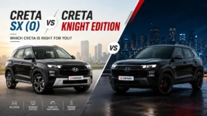 Hyundai Creta SX (O) Vs Knight Edition Variant