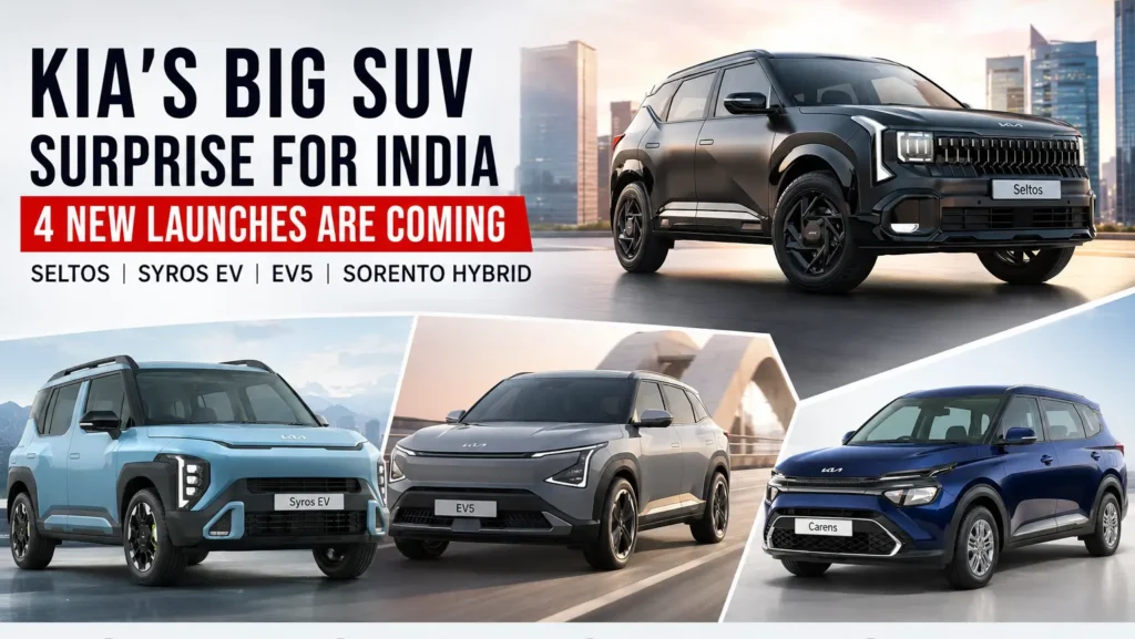 Kia Upcoming SUVs India