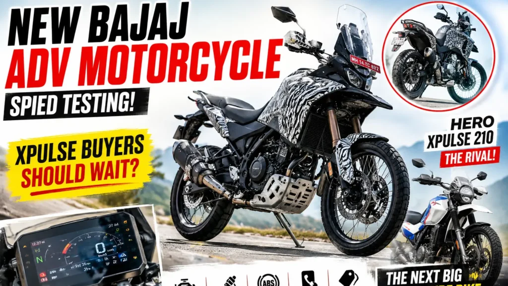 New Bajaj ADV Motorcycle
