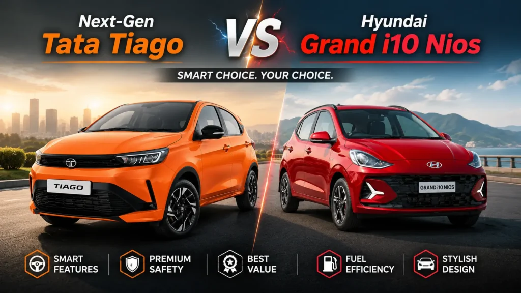 Next-Gen Tata Tiago vs Hyundai Grand i10 Nios