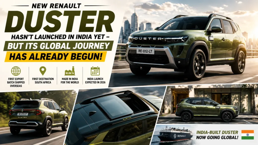 New Renault Duster Hasn’t Launched In India Yet — But Its Global Journey Has Already Begun