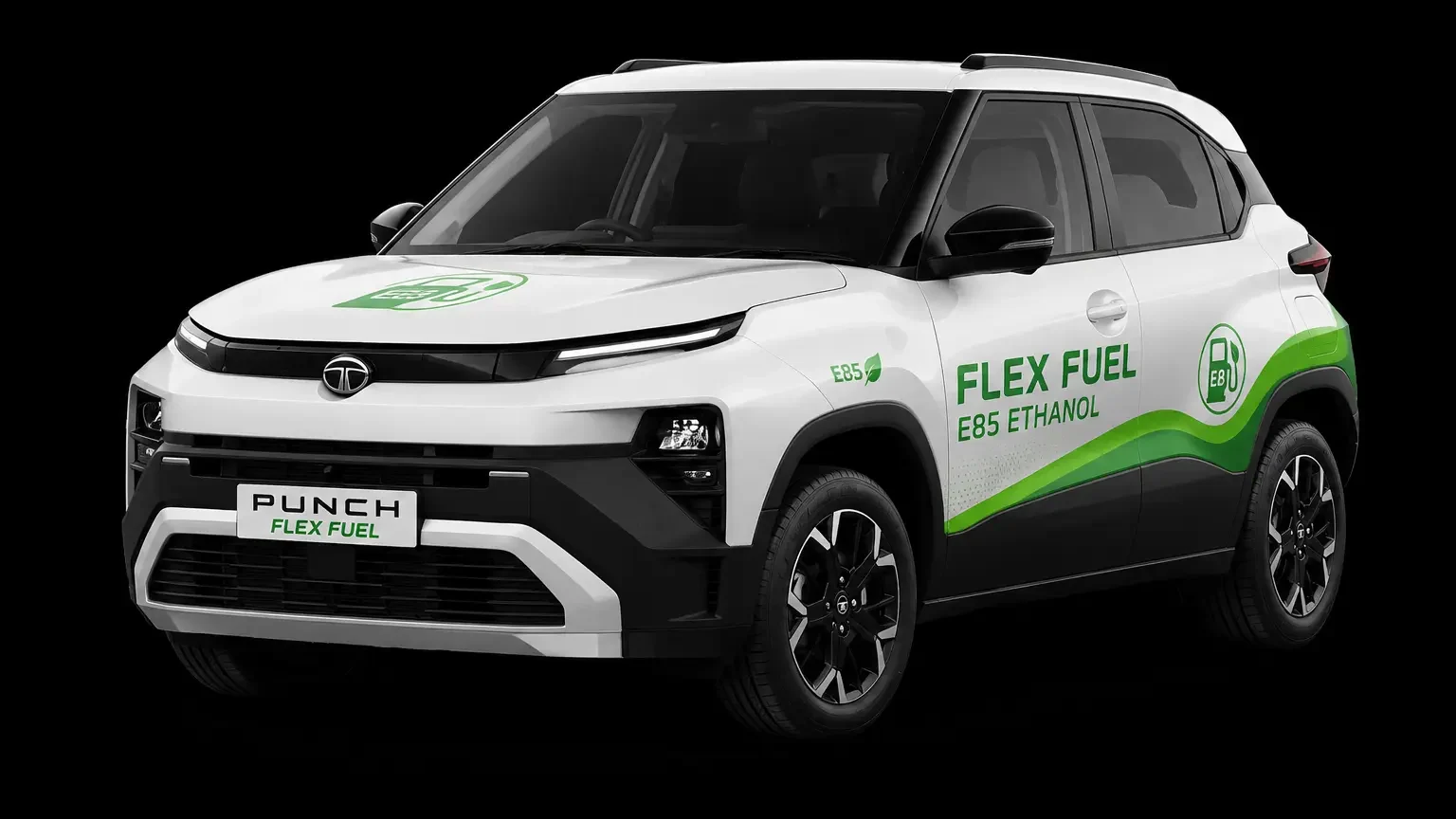 New Tata Punch Spied After Launch – Is Tata Secretly Testing An E85 Version?