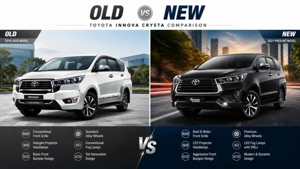 2026 Toyota Innova Crysta vs Old Model: 5 Major Updates You Need to Know