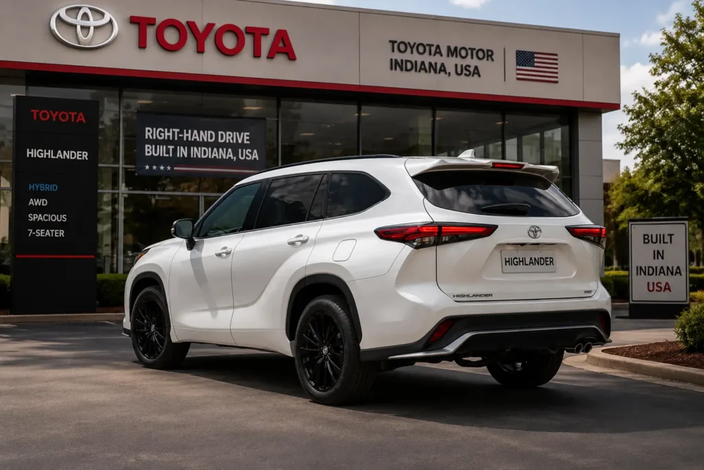 Japan Is Now Getting a Toyota Highlander Built in Indiana — The Reverse Import Trend Is Real