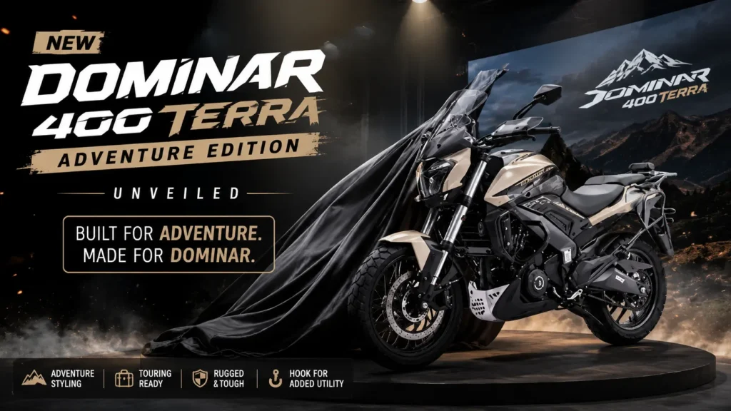 Bajaj Unveils New Dominar 400 Tera Adventure Edition