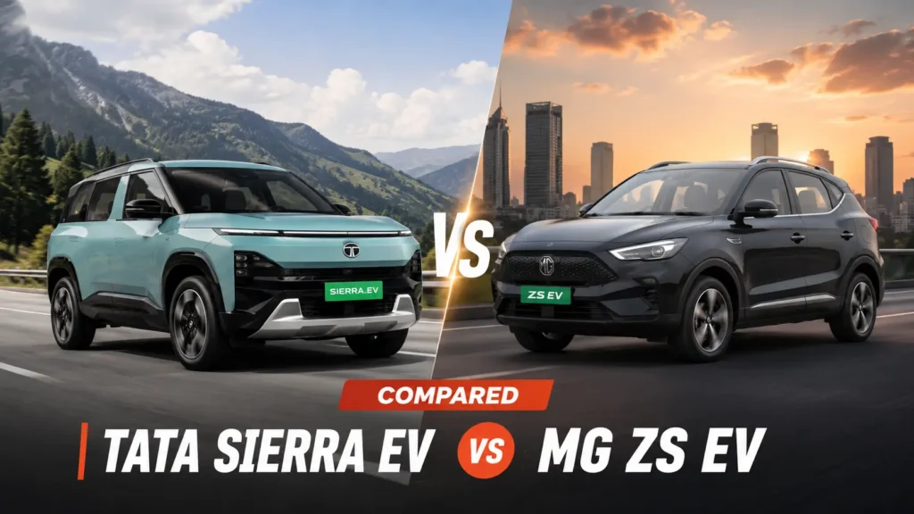 Can the All-New Tata Sierra EV Outclass the Veteran MG ZS EV