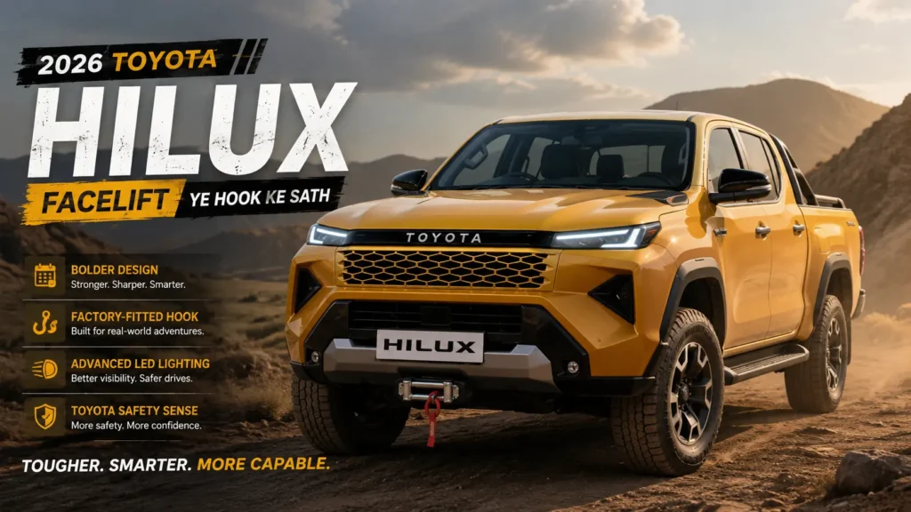 2026 Toyota Hilux Facelift Launched in India at Rs 31.99 Lakh – New 4x2 Variant, 204 HP