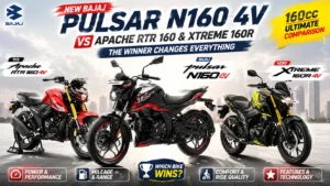 Bajaj Pulsar N160 4V vs Apache RTR 160 & Xtreme 160R