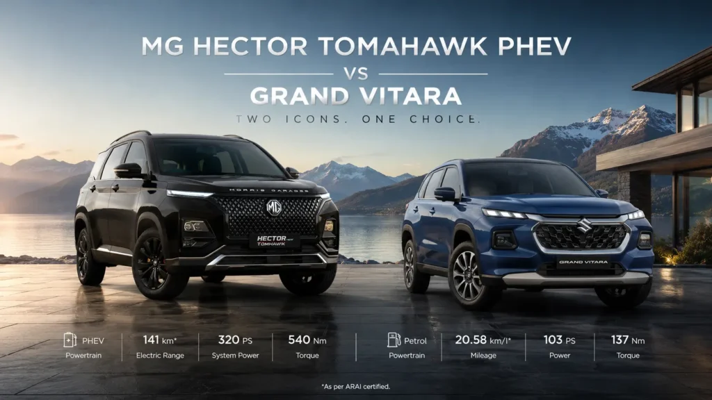 MG Hector Tomahawk PHEV