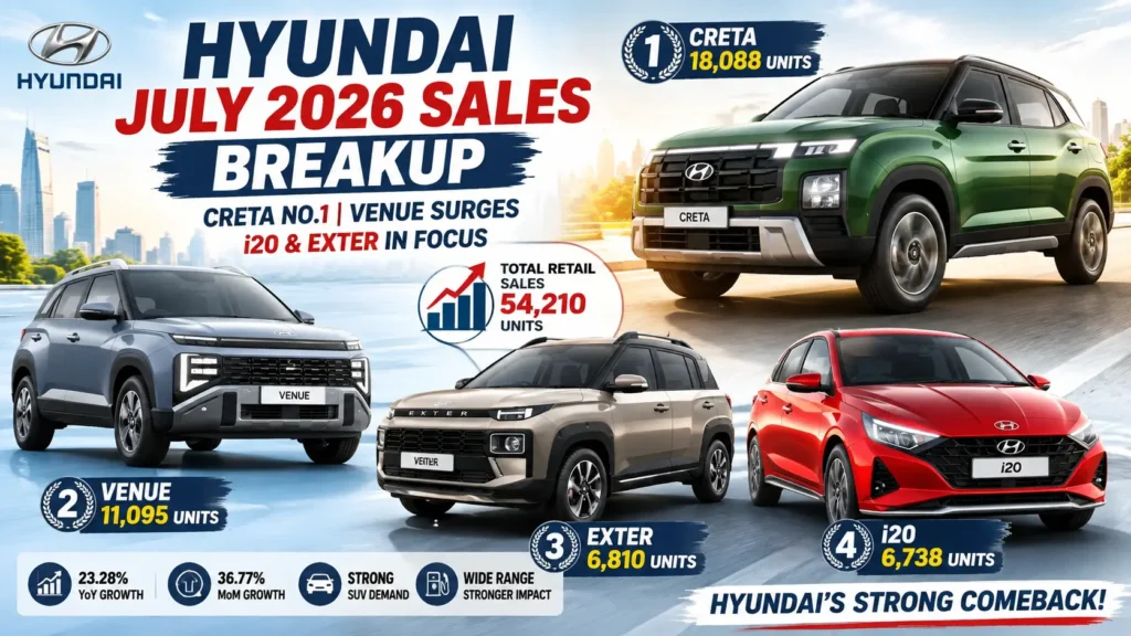 Hyundai July 2026 Sales