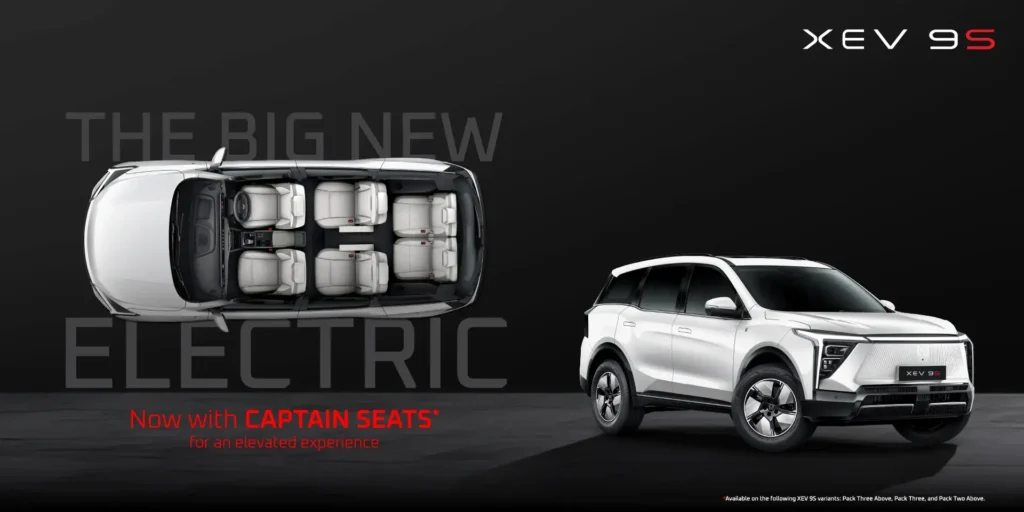 Mahindra XEV 9S Gets A Major Upgrade – New 6-Seater Captain Seats Added
