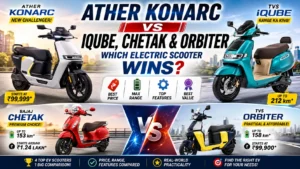 Ather Konarc vs iQube, Chetak & Orbiter