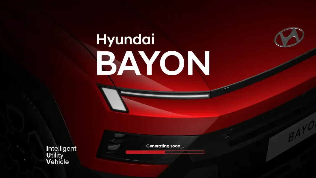 New Hyundai Bayon Global Debut on October 12! Bold New SUV Design Revealed Ahead of Paris Motor Show