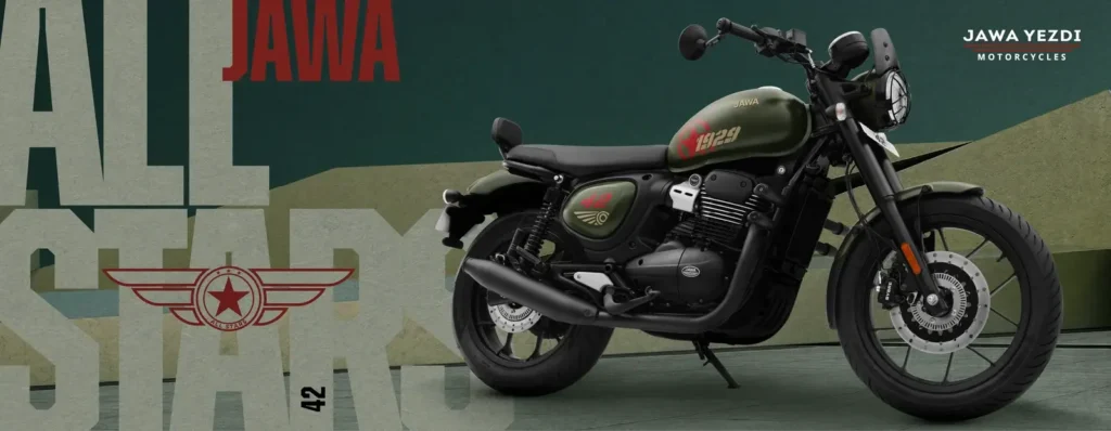 New Jawa 42 All Stars Launched at ₹1.85 Lakh! 60+ Enhancements, Stunning New Look & Features Revealed
