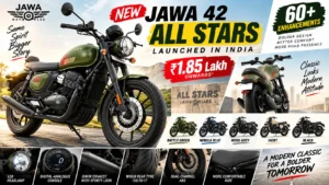 New Jawa 42 All Stars Launched at ₹1.85 Lakh! 60+ Enhancements, Stunning New Look & Features Revealed