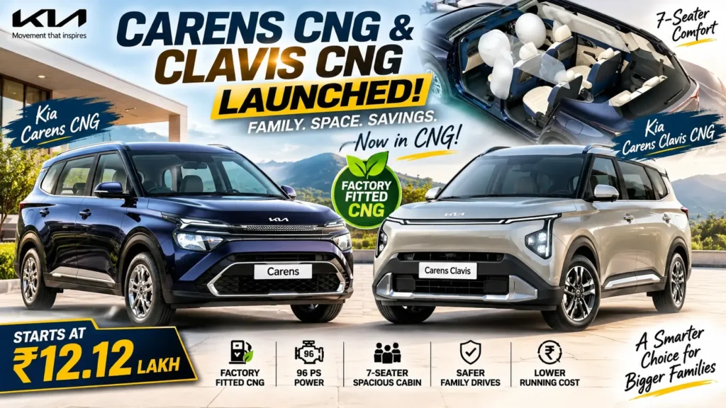 Kia Carens CNG & Clavis CNG