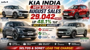 Kia India August 2026 Sales