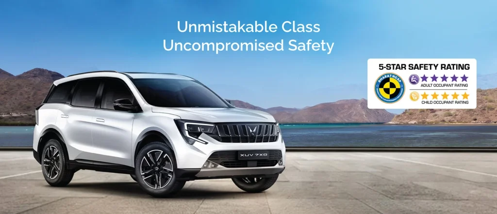 Mahindra XUV 7XO Gets 5-Star Bharat NCAP Rating! 30.76/32 Safety Score Revealed
