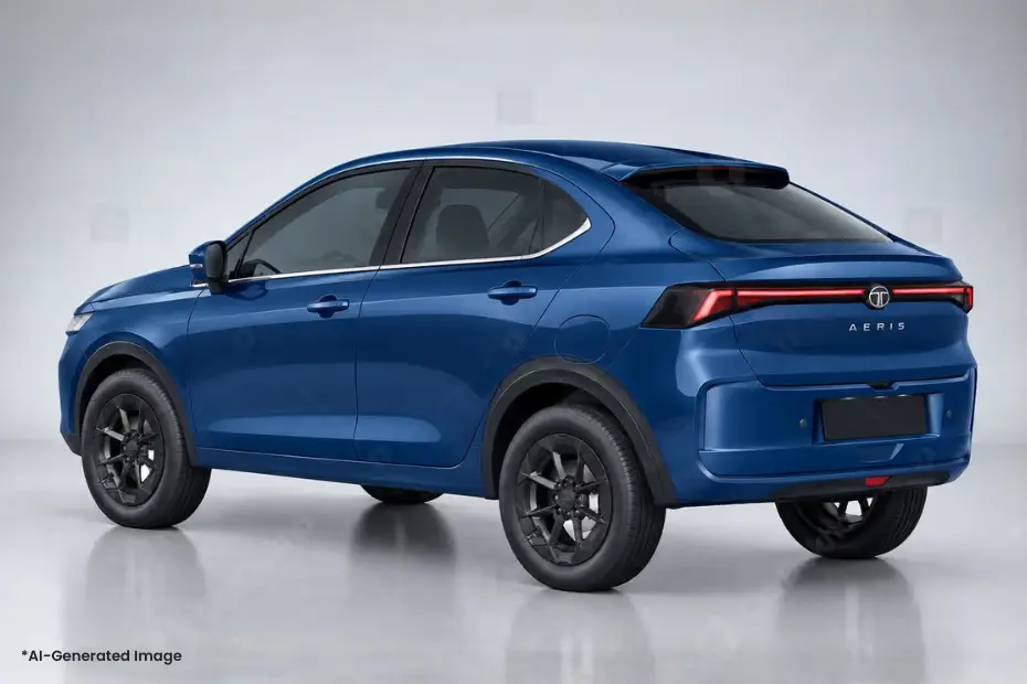 Tata Aeris Teaser SHOCKS! “STOP BORING” New SUV Revealed With Bold Lights & Black Alloys