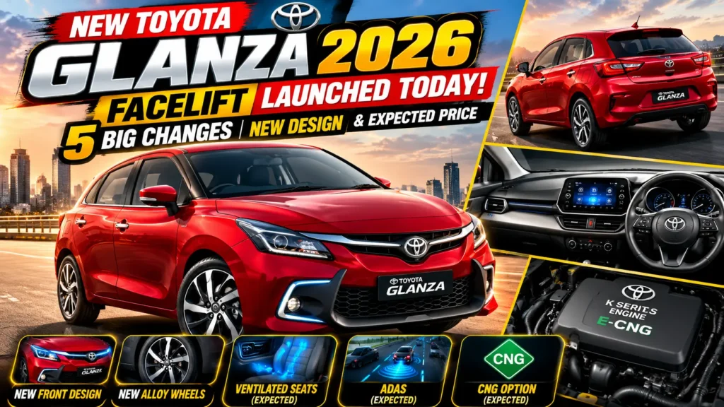 Toyota Glanza 2026 Facelift