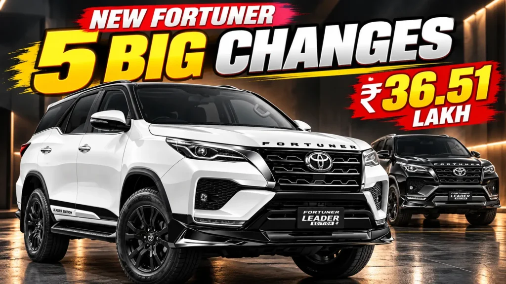 Toyota Fortuner Leader Edition